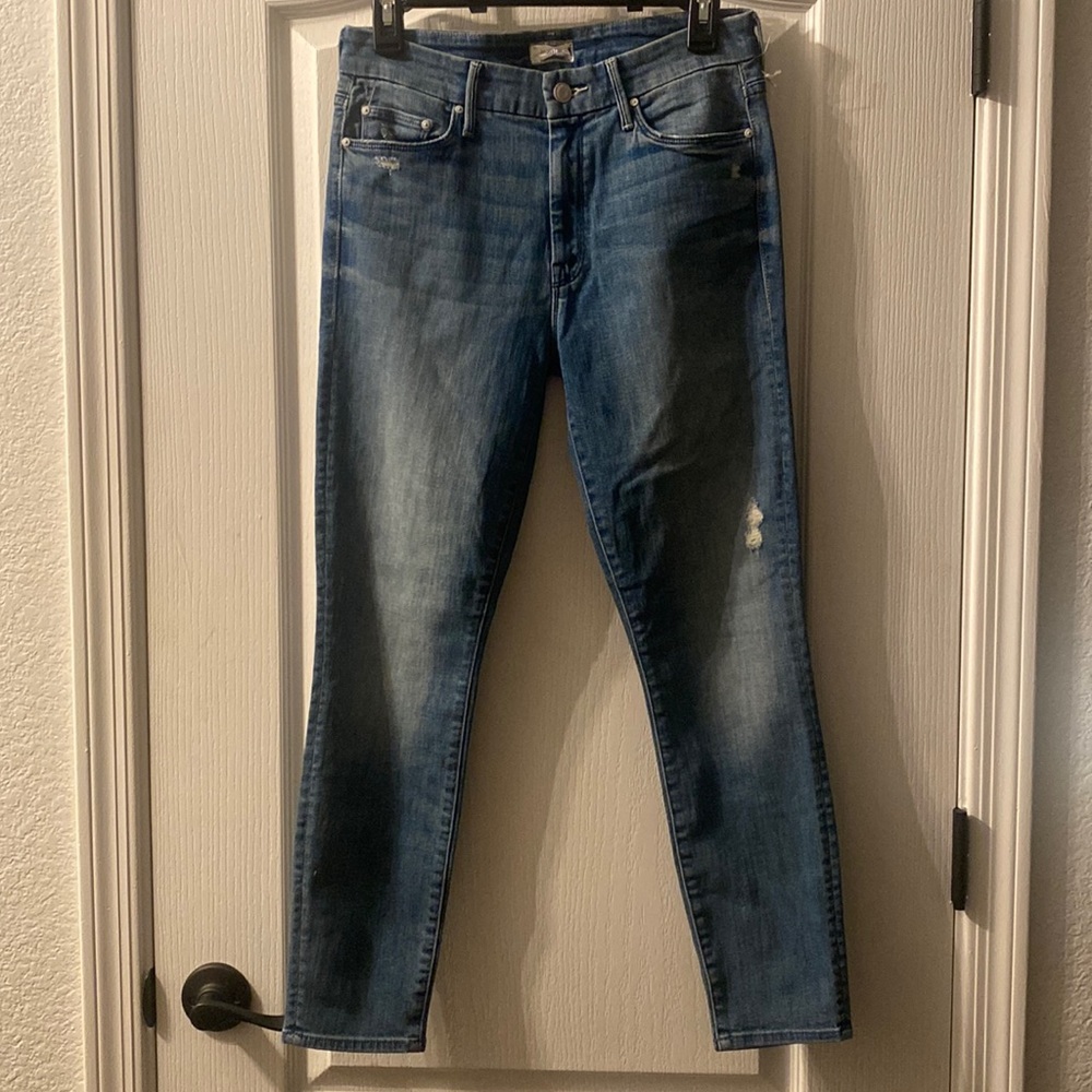MOTHER High Rise Women Jeans - Classic Blue
